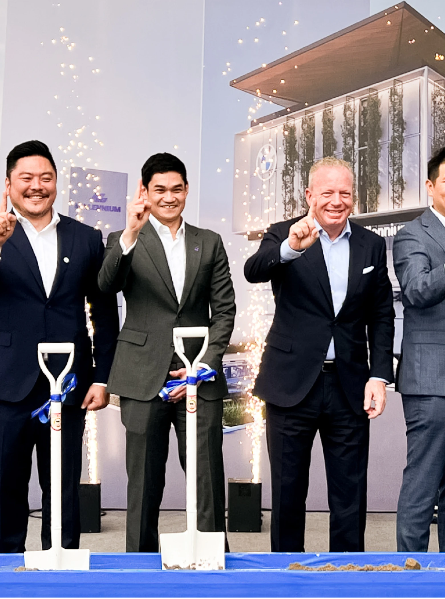 Millennium Welt and Gentari Sdn Bhd breaking ground for the first EV charging flagship store in Kuala Lumpur