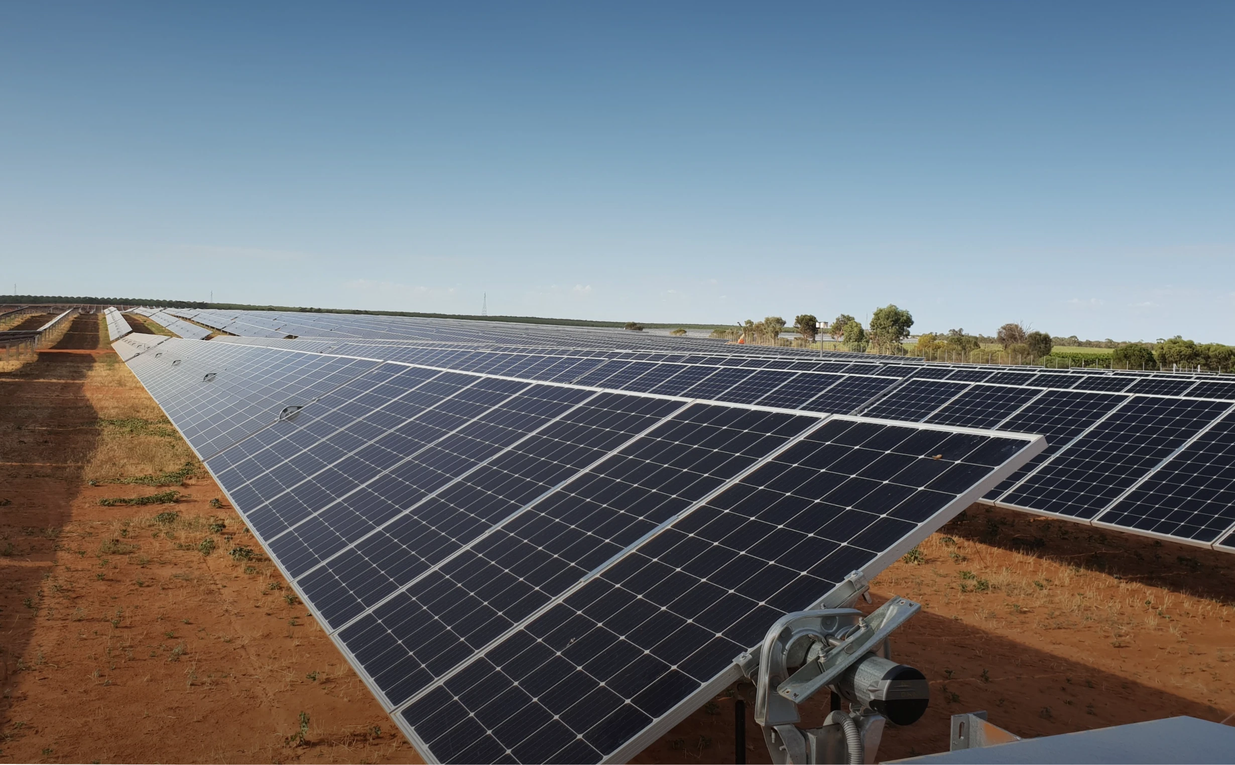 Solar panels representing Gentari's collaboration for a net-zero future