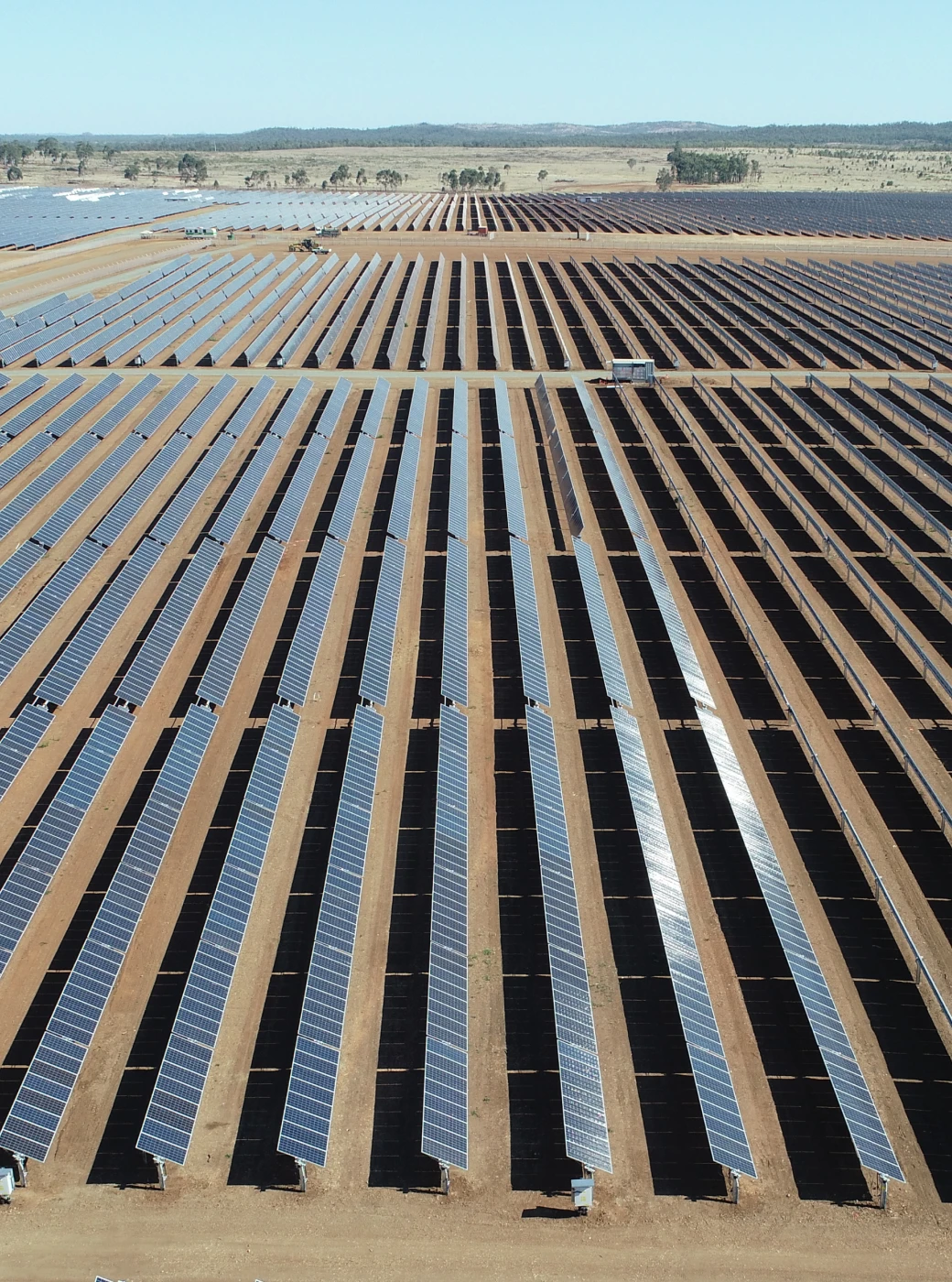 Clermont Solar Farm: Producing 279,380,000 KWh annually, dual-use with sheep grazing